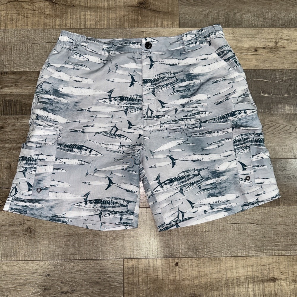 Reel Legends Performance Outfitters Men's Cargo Fishing Shorts‎ Size Large
